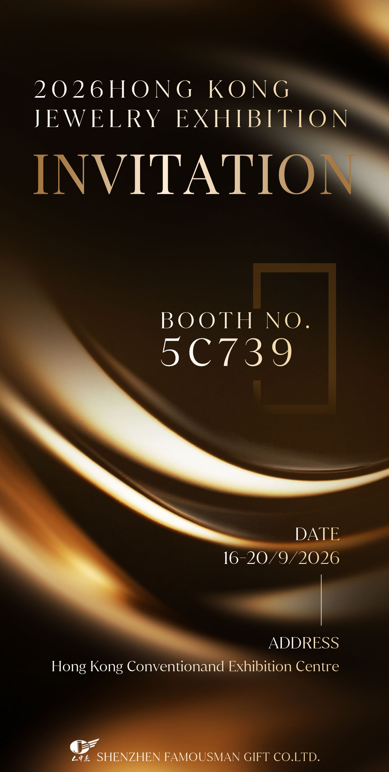 Sincere Invitation | Hong Kong Jewelry Exhibition September 2026